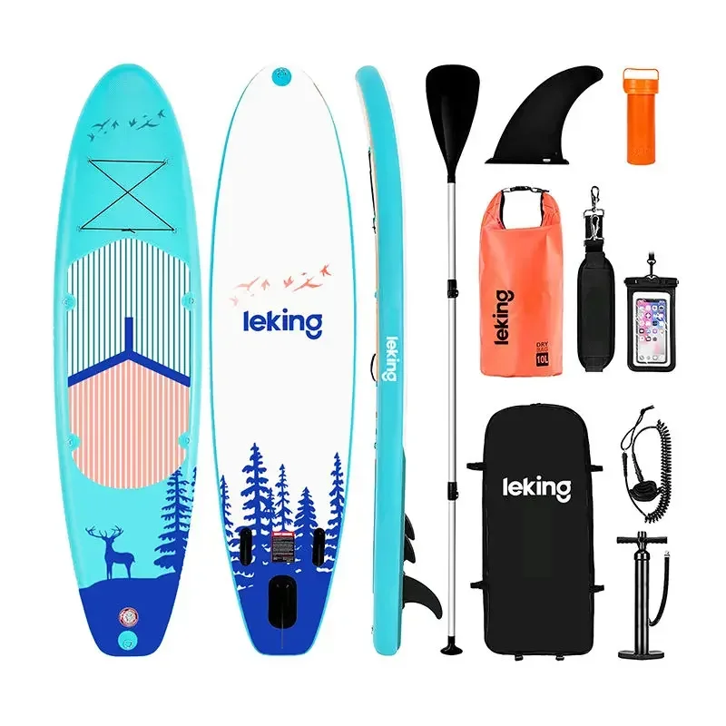 

High Quality EVA Inflatable Stand-Up Paddle Board For Waterplay Surfing Factory Wholesale Air Board Surfing SPaddle Board SUP