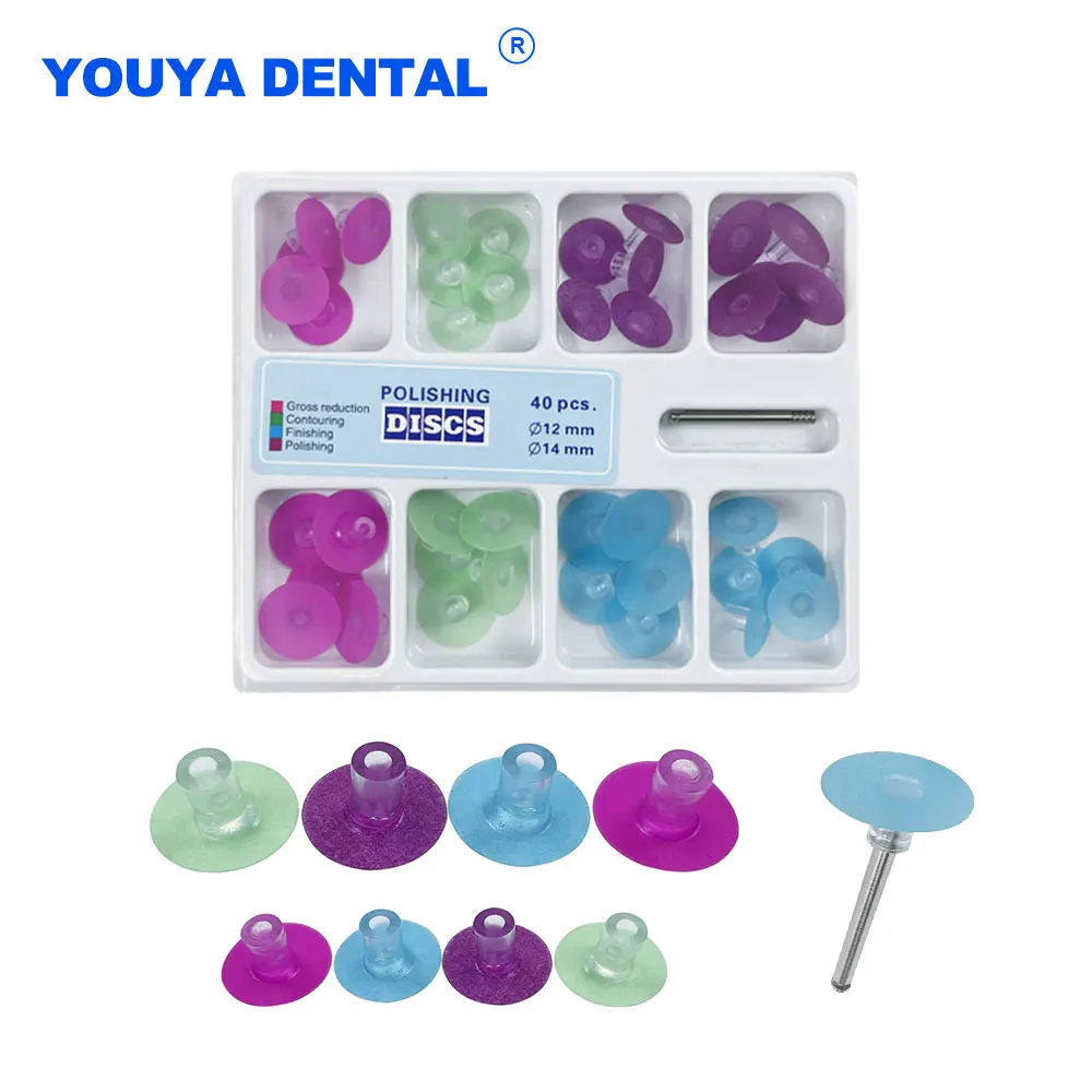 

Dental Materials Polishing Discs Kit Gross Reduction Contouring Mandrel Dentistry Materials Stripes Set Teeth Whitening