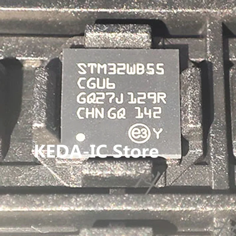 1 PCS ~ 50 PÇS/LOTE STM32WB55CGU6 STM32WB55 UFQFN48 Novo original