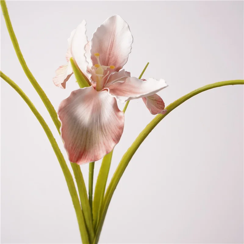 5Pcs Artificial Flowers Iris Orchid Table Decoration Wedding Fake Flowers Iris Home Room Decoration Ornaments Photography Props