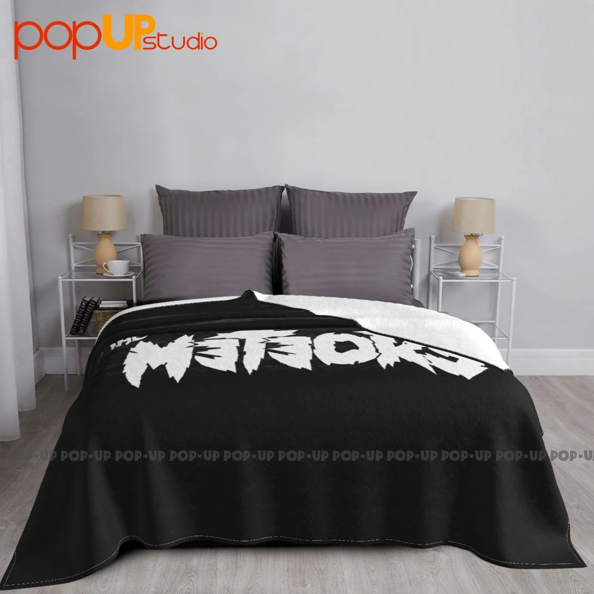 The Meteors Rock Underground Music Punk Medal Rock Band Blanket Thicken Lightweight Skin Friendly