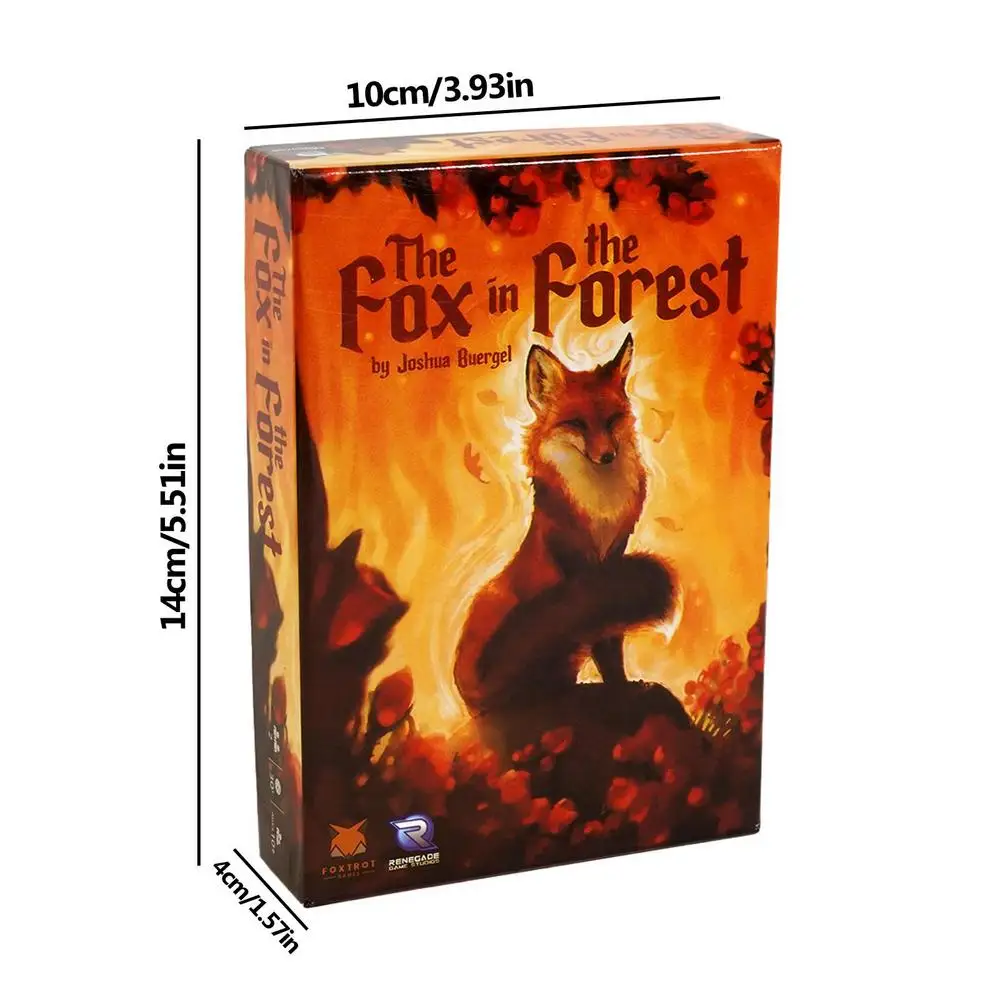 Fox-Forest Card Board Game Mysterious Social Party Challenging Strategy Games for Gatherings Festivals Parties Events