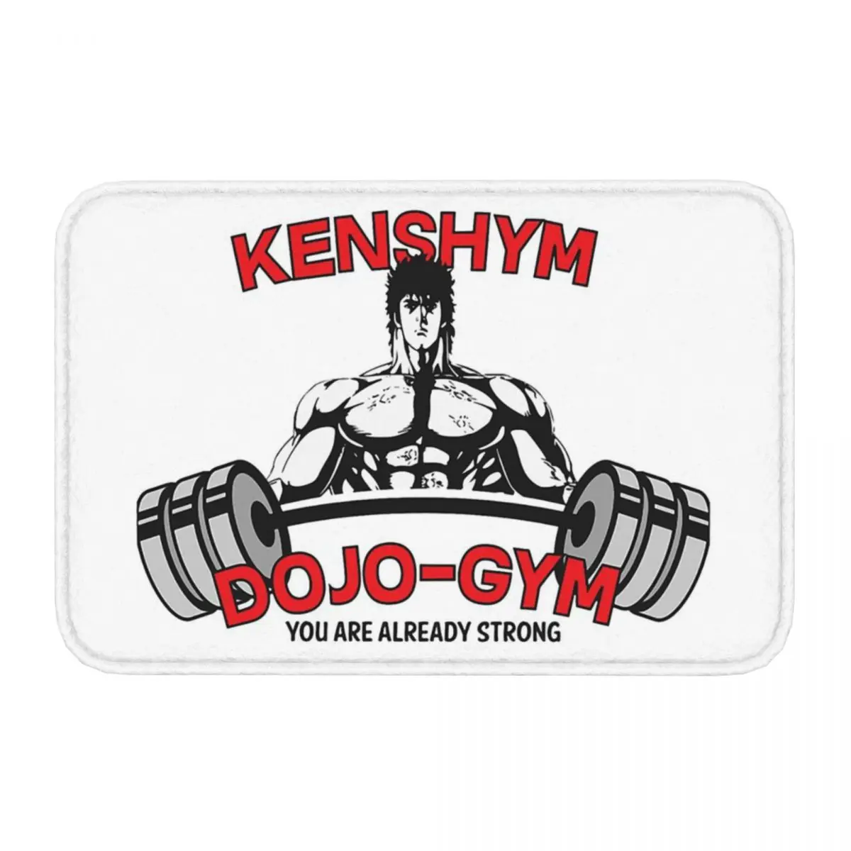 Fist of the North Star Non-slip Doormat Kenshym DOJO-GYM Premium Living Room Kitchen Mat Prayer Carpet Home Modern Decor