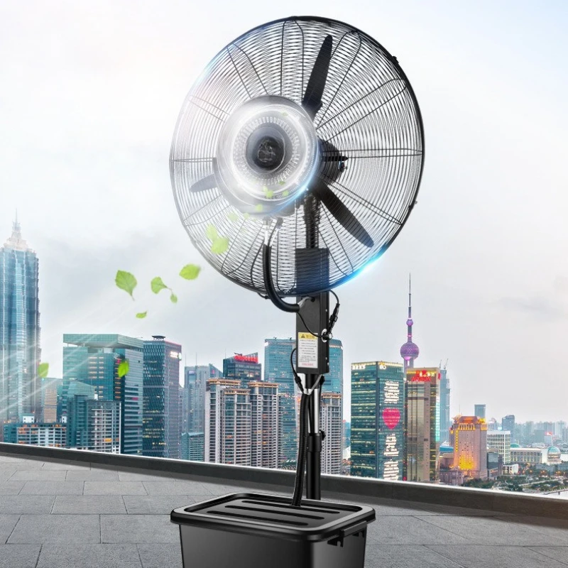 

Industrial, spray fan, factory, disinfection and cooling, electric fan, water cooling and humidification,