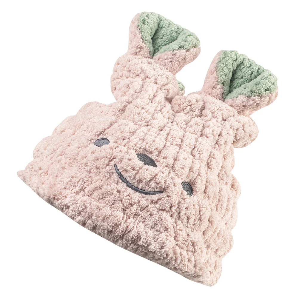 

Baby Bath Towel Hat Hair Drying Cap Absorbent Quick Dry Soft Fabric Gentle on Scalp Perfect for Home and Travel Use