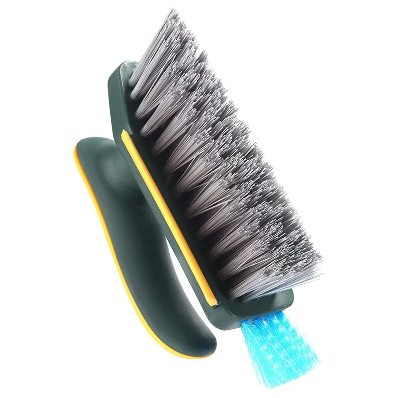 2-in-1 Gap Cleaning Brush Multifunctional Tile Crevice Scrubber Scraper Bathroom Toilet Corner Cleaner Tool