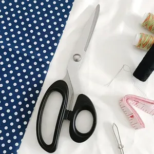 10 inch stainless steel tailor scissors for fabric professional sewing tool durable clothing scissors 6 Main sales scissors sewing - №6