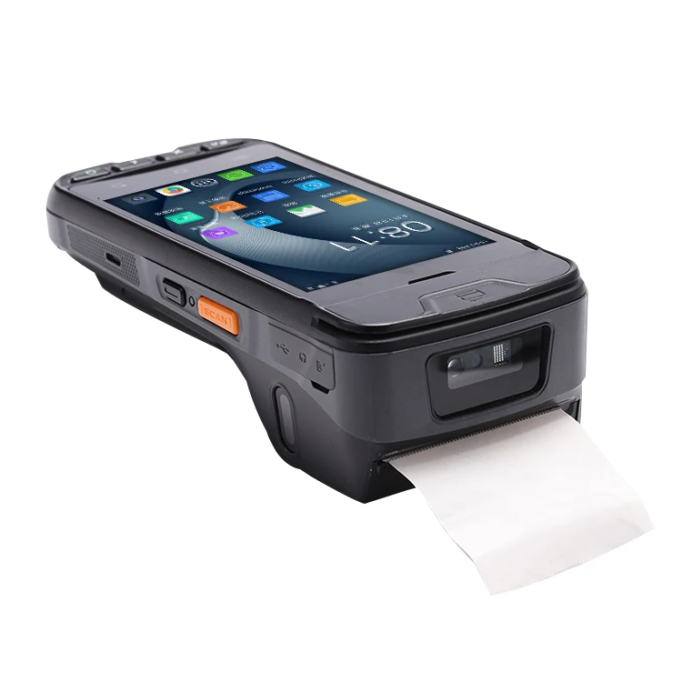 

5-дюймовый I9000s Прочный POS Android 13 4G и 5G WIFI NFC сенсорный экран умный терминал PDA с принтером для ресторана и супермаркета