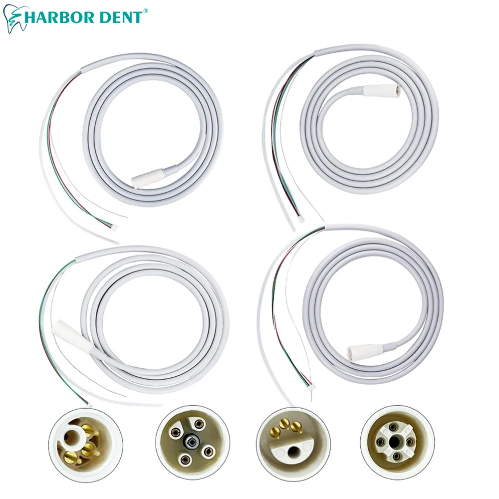 1Pc Dental Ultrasonic Scaler Cable Pipe Hose Fit DTE Satelec EMS Woodpecker Plug-in Dentist Scaler Detachable Cable Tube