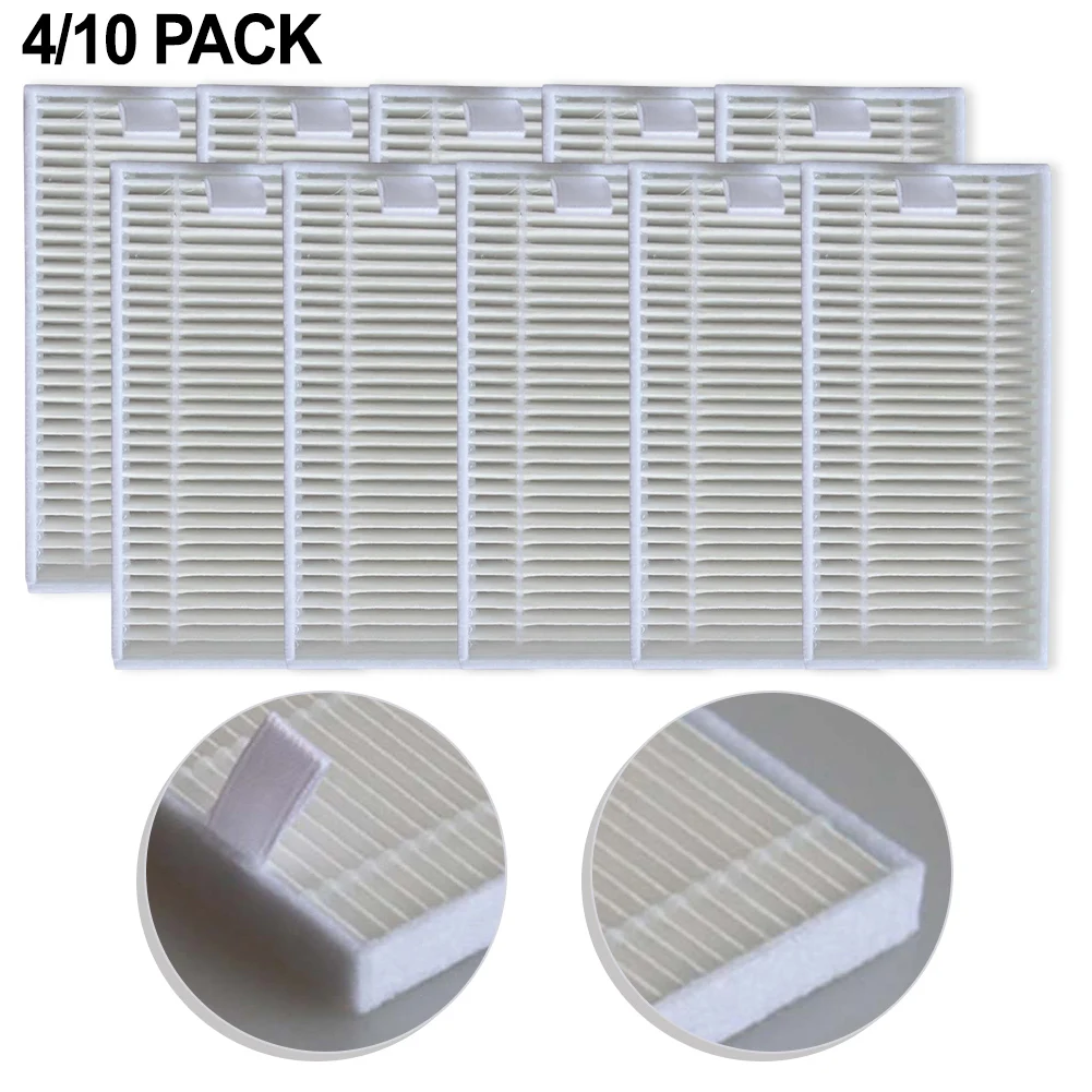 

4 /10 PACK Filter Kit For BObsweep For Dustin / For Orb-i Vacuum Cleaner Parts Filter Replacement Sweeper Accessories
