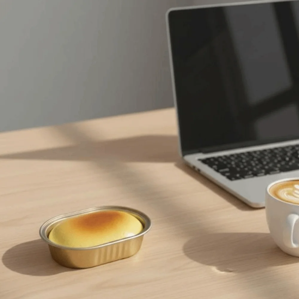 Simulated Steamed Egg Cake Fidget Slow Rising Sticky Bread Squishy Pinch Hand Relax Sensory Fidget Ball Children Gift