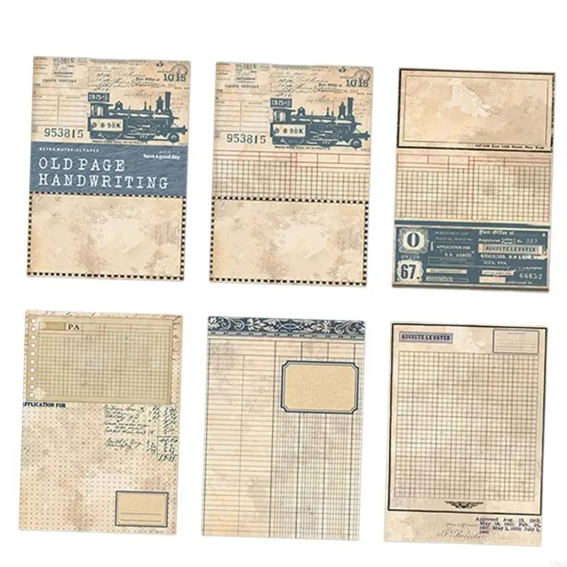 30 Sheets Antique Scrapbooking Paper Handmade Paper Sheets For Scrapbooking 