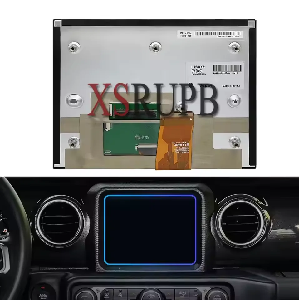 8.4 inch LA084X01 SL01 SL02 SL03 for Jeep Dodge RAM Uconnect 4C UAQ LCD Display Touch Screen Radio Navigation 17-22 Replacement