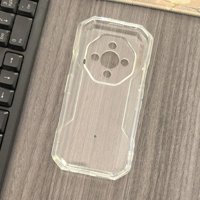Dla Ulefone Armor X32 Pro Miękkie etui na telefon TPU dla ULEFONE ArmorX32 X32Pro Przezroczysta czarna osłona Silikonowa powłoka ochronna Coque Shell — zdjęcie produktu 3