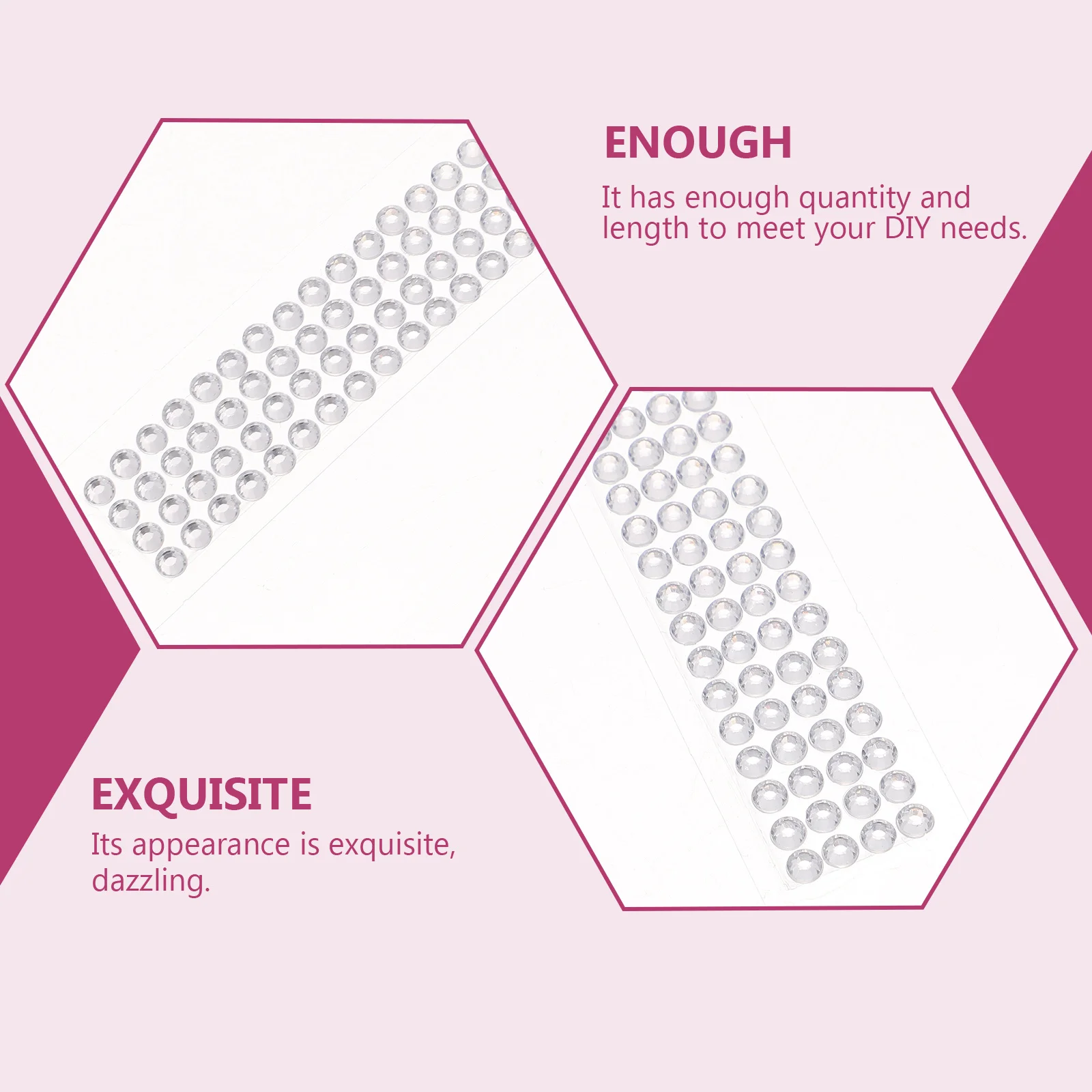 

6 Rolls Glitter Rhinestone Tape Acrylic Crystal Decorative Tape for Scrapbooking DIY Craft Gift Wrapping Adhesive