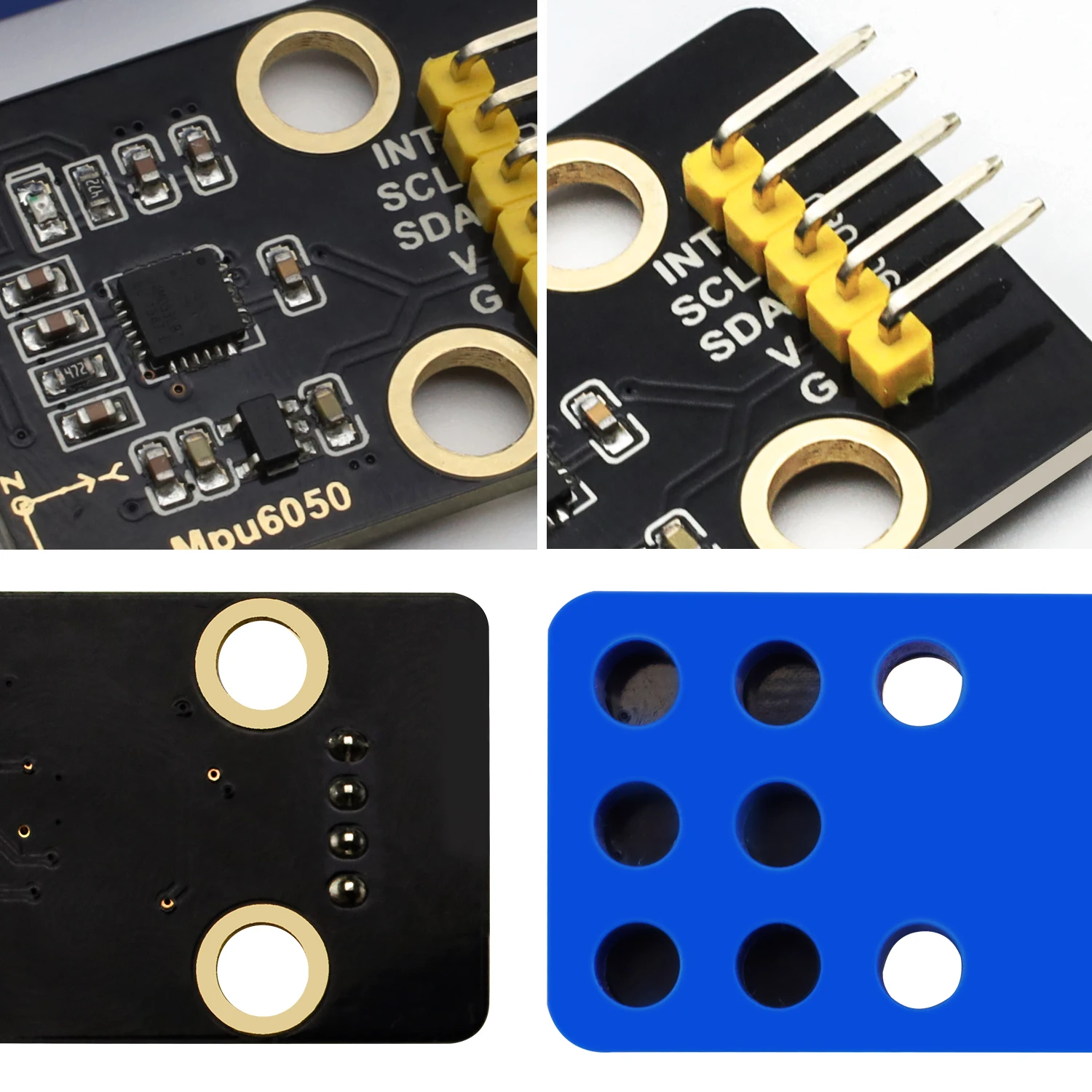 NEW MPU6050 Three-Axis Acceleration Sensor I2C Interface Output for Arduino Robot Compatible With Lego Building Blocks