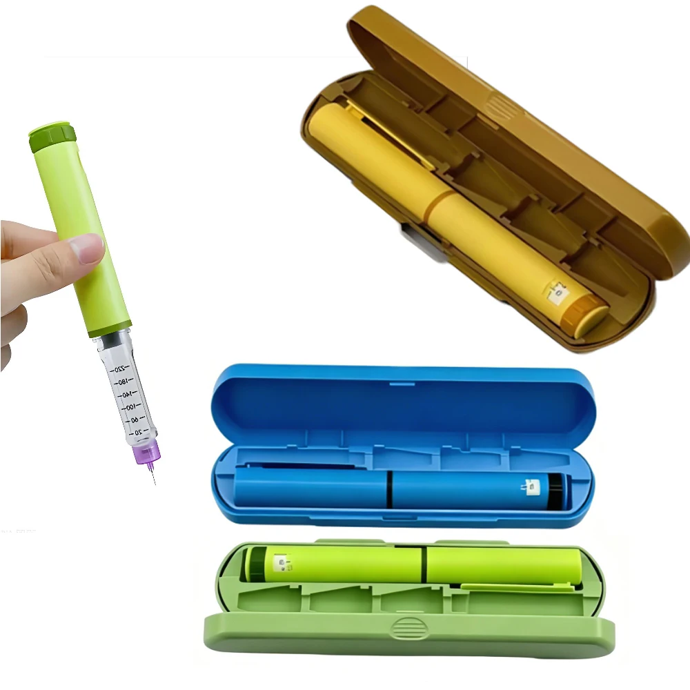 1pc 60U Magic Pen Reusable Injection Pen Plastic Peptide Pens Tattoo Pens for 3ml Cartridge With Protable Case