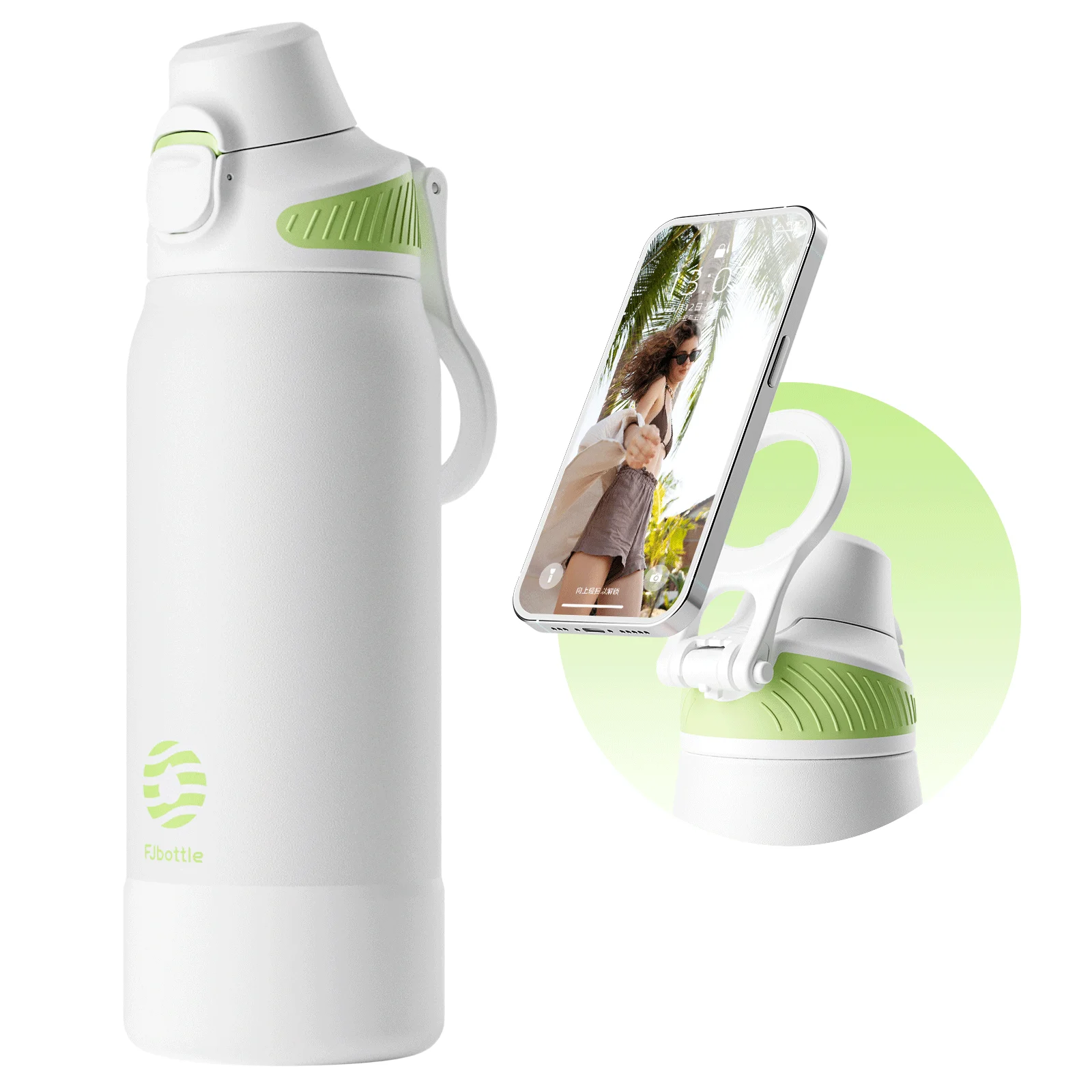 

Fjbottle Magnetic Thermal Water bottle Leakproof Portable Thermo bottle For Sports Travel Camping 600ml/1000ml