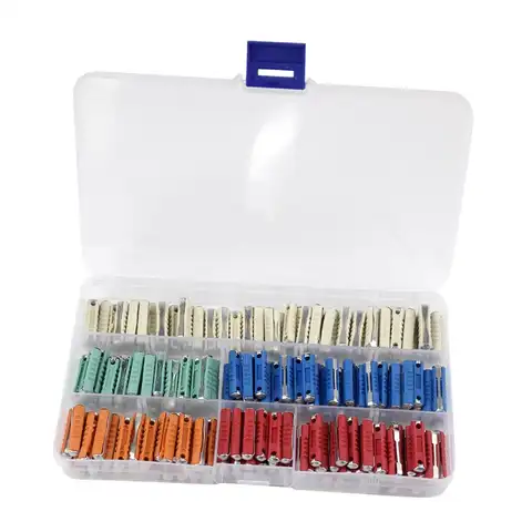 200PCS 유형 유럽 자동차 퓨즈(오래된, 보관함 포함)