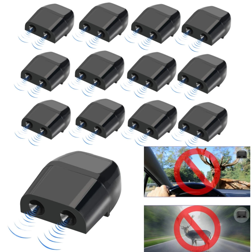 1~10PCS Car Deer Whistles Avoids Deer Collisions Animal Repeller Ultrasonic Animal Whistle Warn Deer Wildlife Warning Device