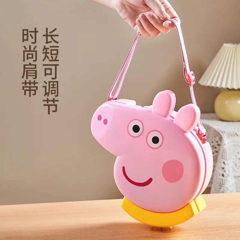 Peppa Pig Play House Children's Toys Multi-scene Cute Messenger Bag Props Visual Intelligence Development Cartoon Toy Gift