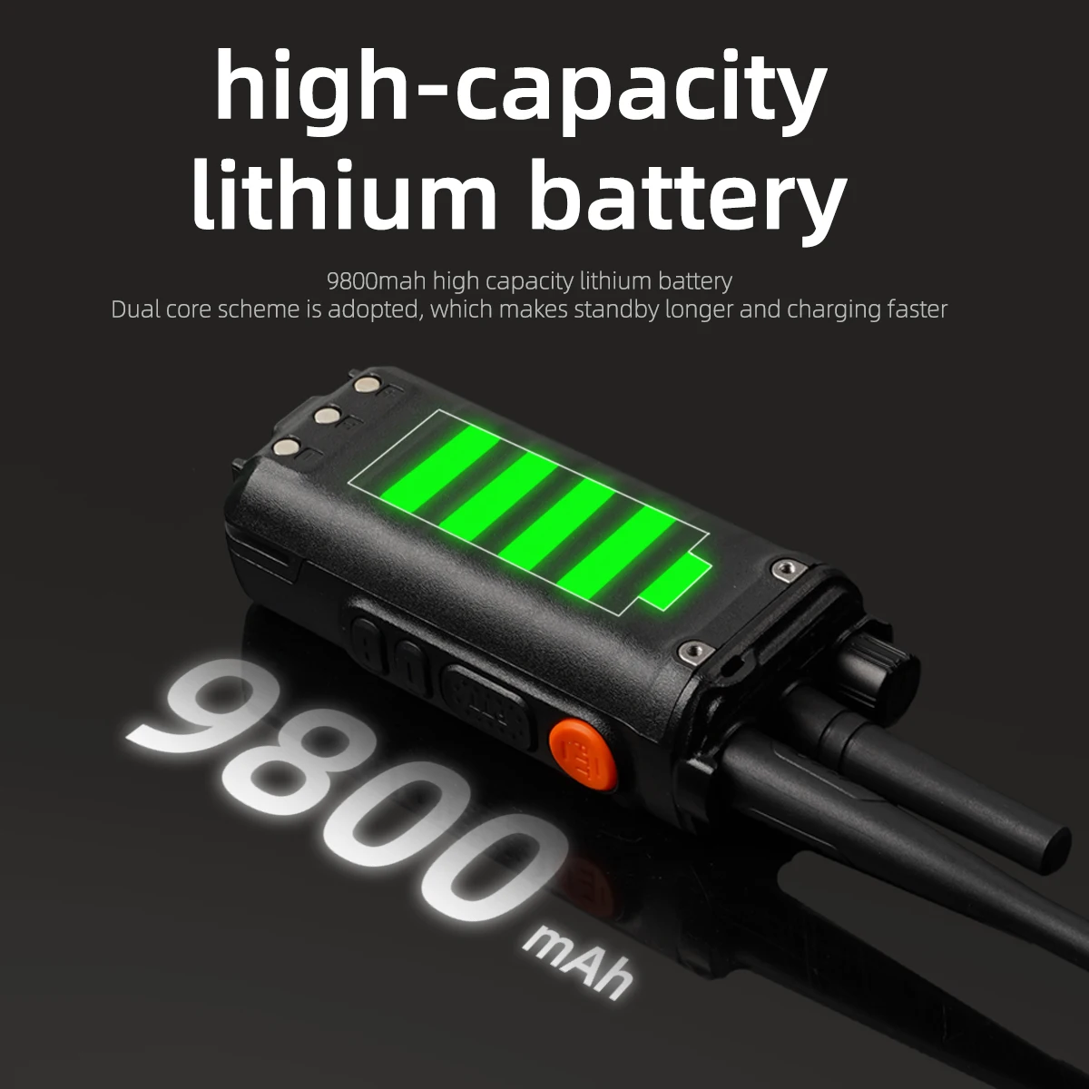 

KSUN CT52 2PCS 4G LTE UHF Dual Mode POC Global Two Way Radio 1000 Mile Long Range Mobile Walkie Talkie