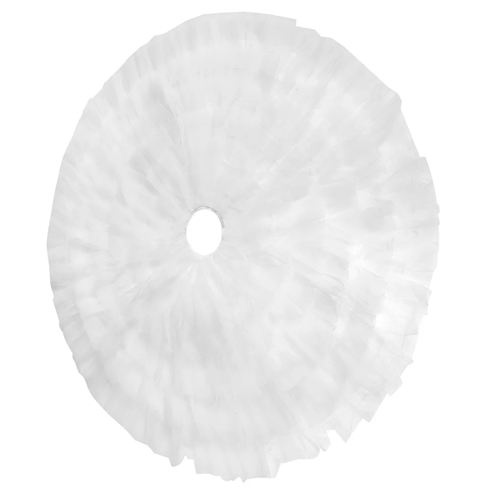 

White Mesh Pleated Skirt Christmas Tree Solid Color Cake Wedding Dress Supplies Decorations Polyester Xmas under Skirts