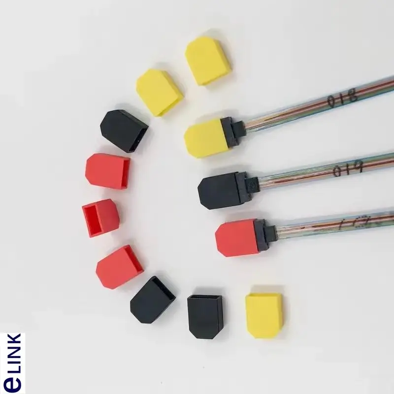 MT dust cap 100pcs for MT fiber optic jumper MPO MTP protective cover free shipping ELINK