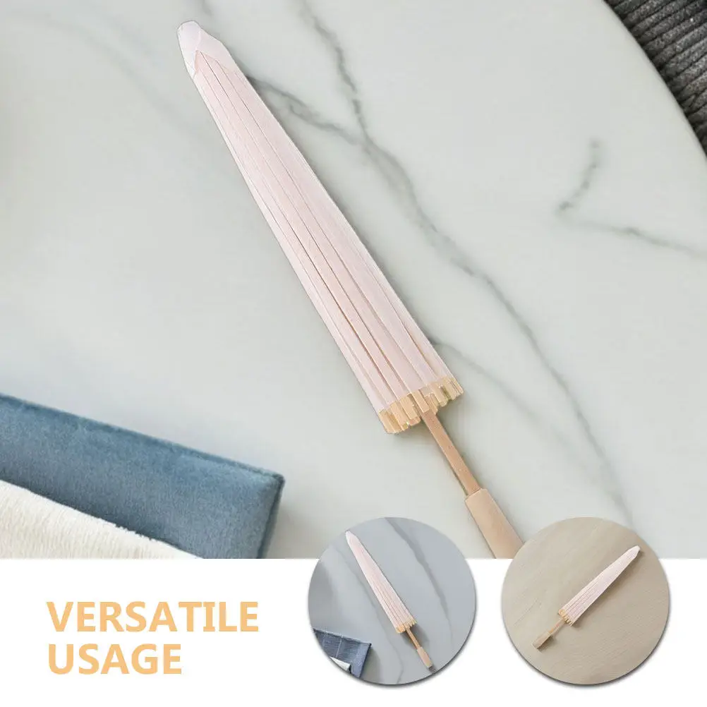 Blank DIY Oiled Paper Umbrella Chinese Japanese Parasol Decorative Wedding Bridal Party Painting Crafts Photography Prop