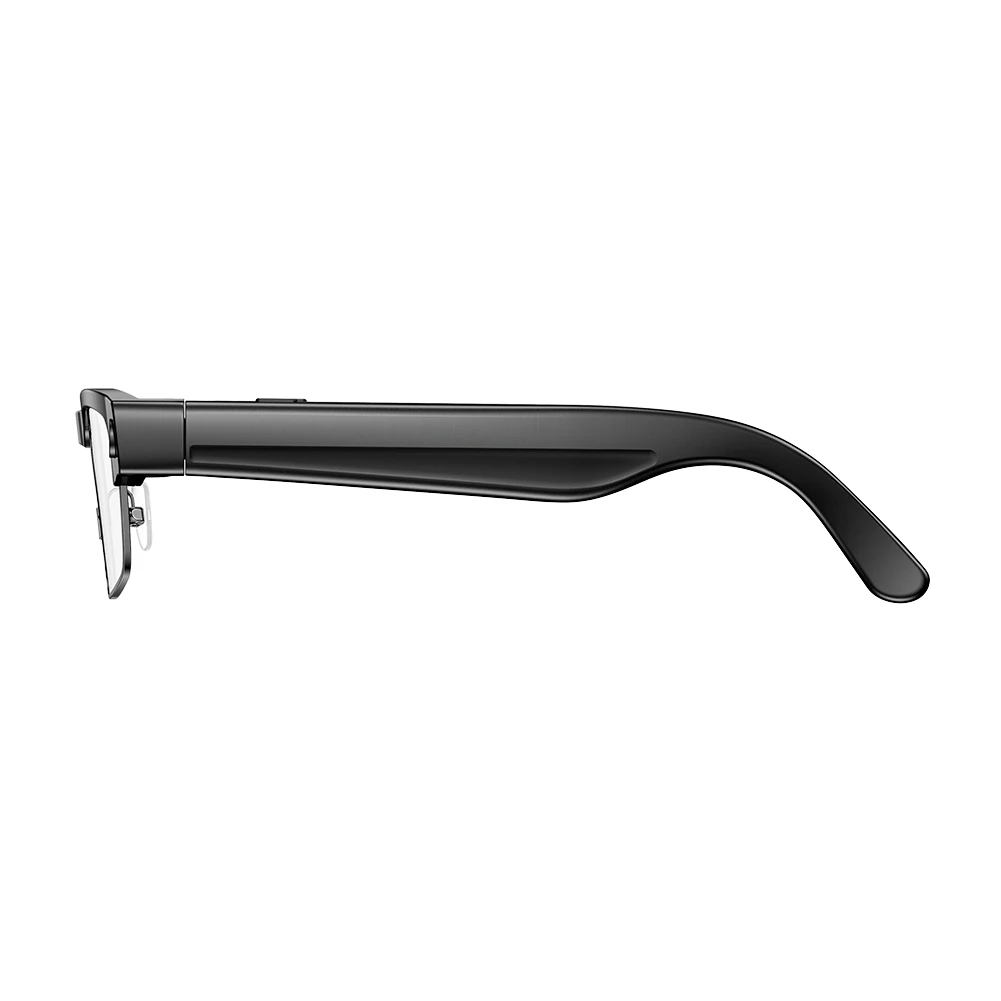 AI Smart Glasses Voice Assistant BT Glasses Built-in Mic & Speakers Camera Glasses for Travel Meetings Business Use