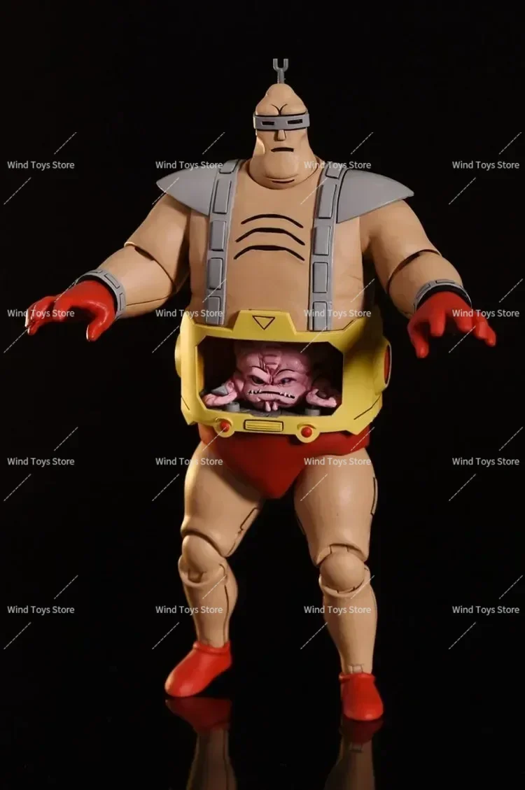 Figurka Akcji Wojownik Krang 54157 Żółwie Ninja 7 Cali Robot Wersja Animowana Zabawki Tmnt Prezenty