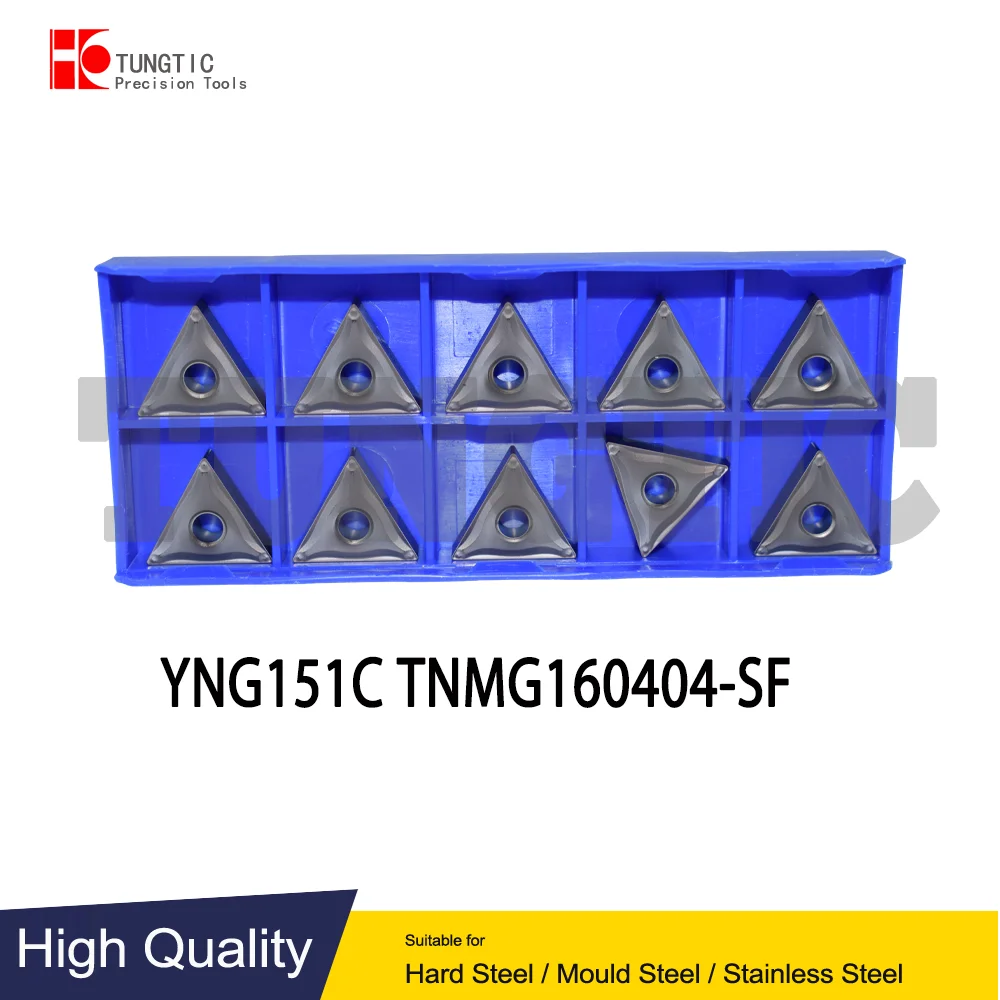 TNMG160404-SF YNG151C ZCC CNC Insert Lathe Cutting Tool Machining Metal Turning Tools Grooving Inserts