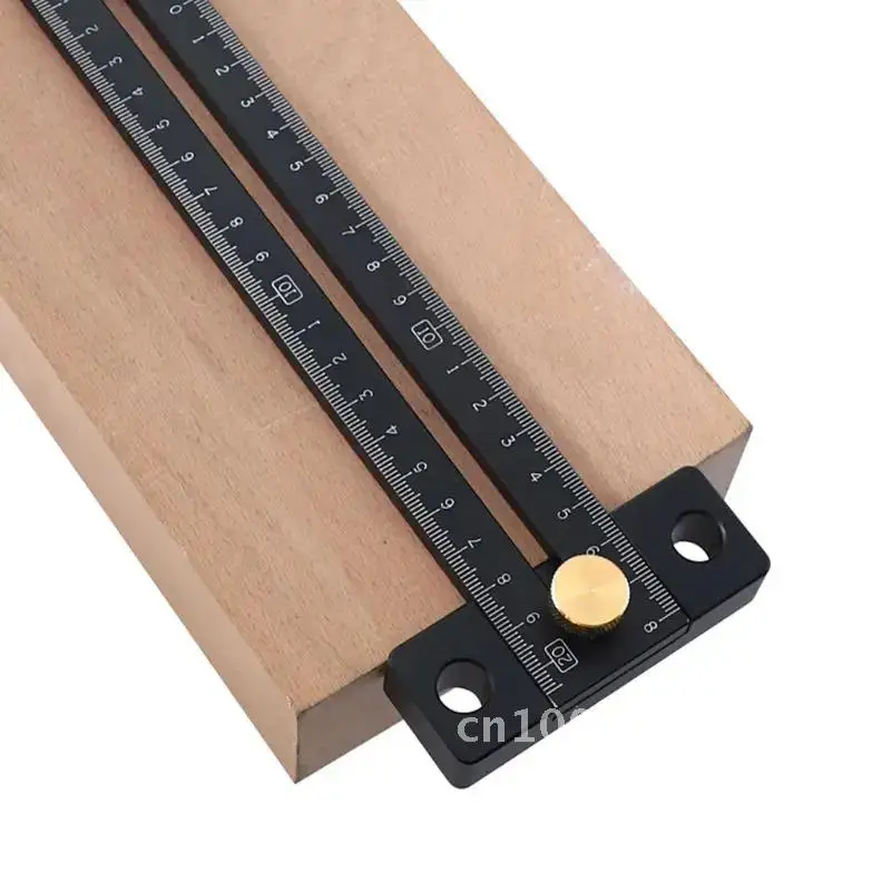 

Measurement Alloy Scale Measure Scribing Ruler T Precisions Woodworking Marking Tool Tool Aluminum Carpentry