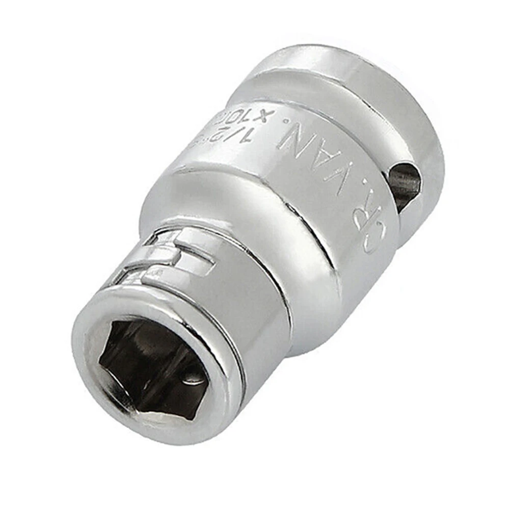 Adattatore per presa a percussione da 1/2 a 1/4 1/4 3/8 convertitore adattatore a cricchetto per chiave rapida con dado quadrato con esagono incassato per trapano elettrico