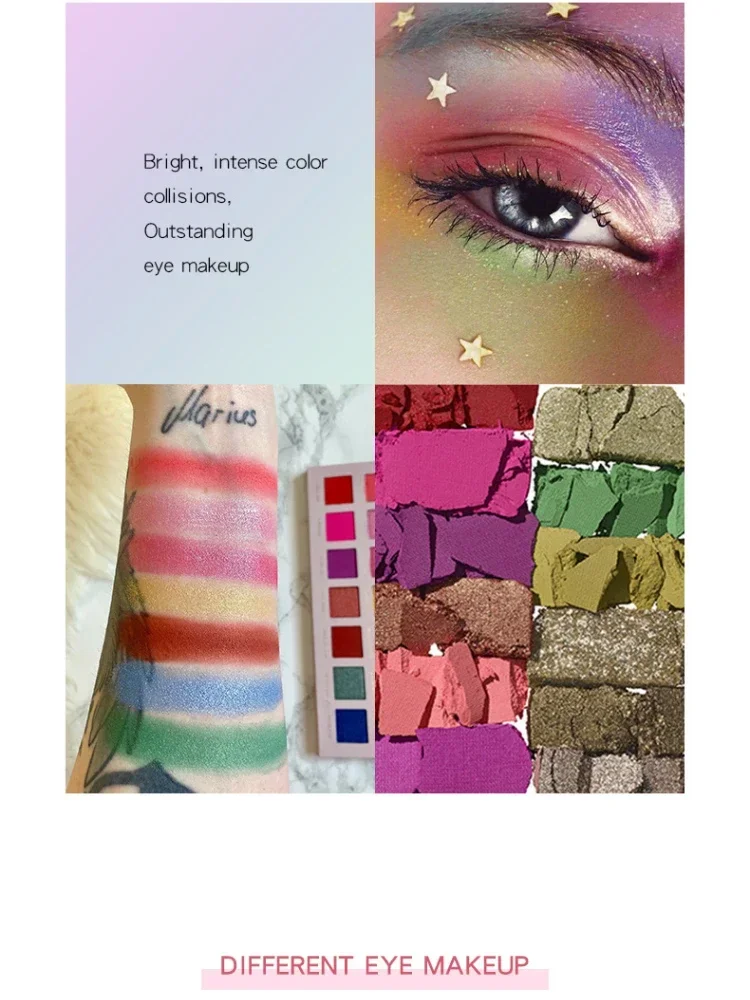 High Quality 28 Colors Shimmer Eyeshadow Palette Makeup Long Lasting Nude Minerals Clay Glitter Eyeshadow Pallet Gifts Cosmetics