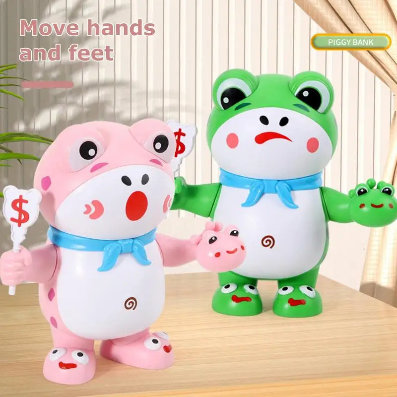 Frog Money Bank Money Box Large Size Unique Lovely Lightweight Unbreakable Cute Piggy Bank Home Money Bank For Kids Boys Girls