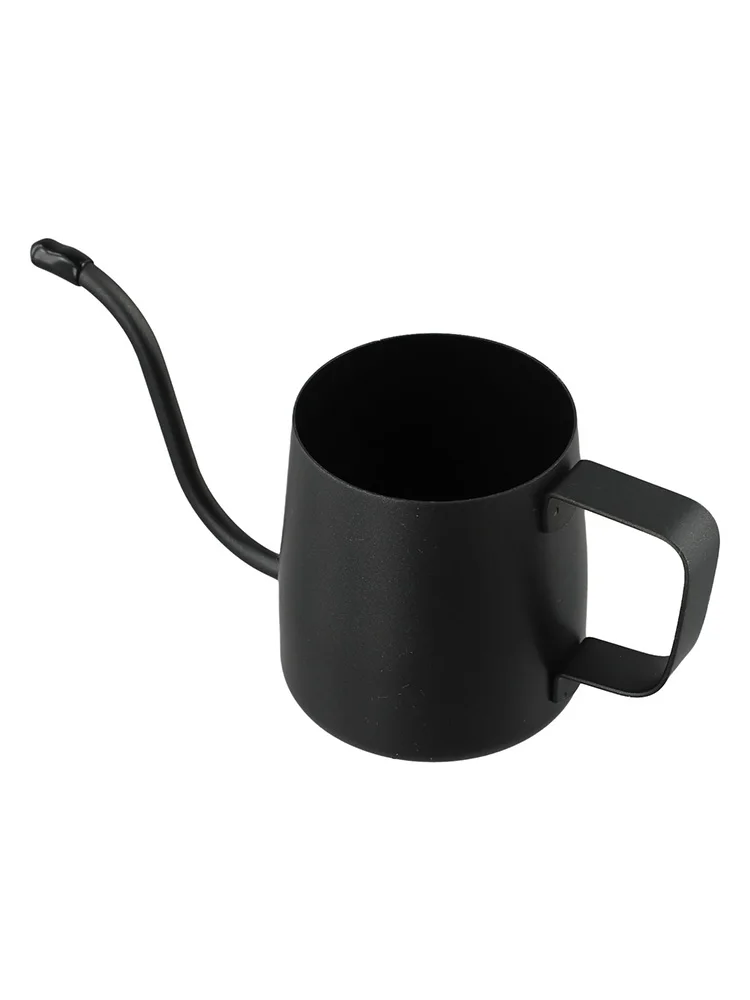 Cafetière en acier inoxydable, bec long et étroit, verser sur le col de cygne, goutte à goutte à la main, bouilloire à café, pots d'intérieur, plante de patio, 250 ml, 350ml
