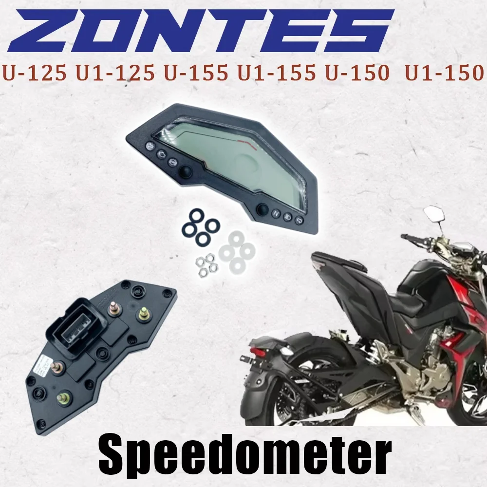 Motorcycle Tachometer Odometer Instrument Speedometer Gauge Cluster Meter For ZONTES U-125 U1-125 U-155 U1-155 U-150 U1-150