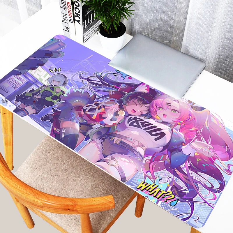 Zenless Zone Zero Nicole Demara Mouse Pad Pink Sexy Anime Girl Mousepad PC Kawaii Gamer Cabinet Keyboard Rug XXL Laptop Desk Mat