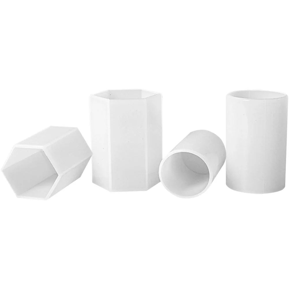 

4pcs Flexible Making Creative Decorative Craft For Soap Desktop Ornament Reusable Practical Supply Mold Scented Candles