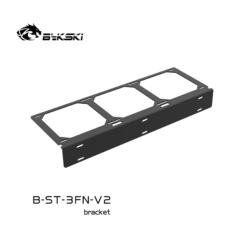 Bykski Water Cooling Radiator Metal Flat bracket / Size 120mm / use for 12cm-24cm-36cm Fan Radiator Bracket B-ST-3FN-V2