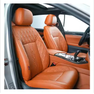 

YLC Customized Leather Car Seat Cover Luxury Waterproof NAPPA Car Seat Cover for BMW, Mercedes, Tesla, Lexus Cover Seat
