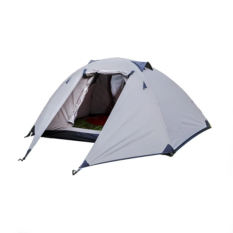 Double-person Rainproof Tent with Outdoor Windproof Feature, Thickened for All-weather Use Throughout The Year, Portable.
