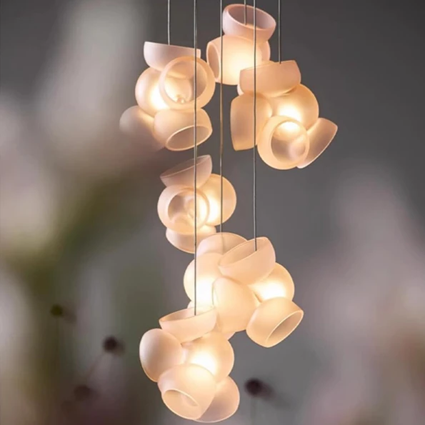 

Дизайнерские художественные светодиодные фонари Персонализированное креативное освещение для выставочного зала Декор гостиной отеля Высококачественная атмосферная лампа