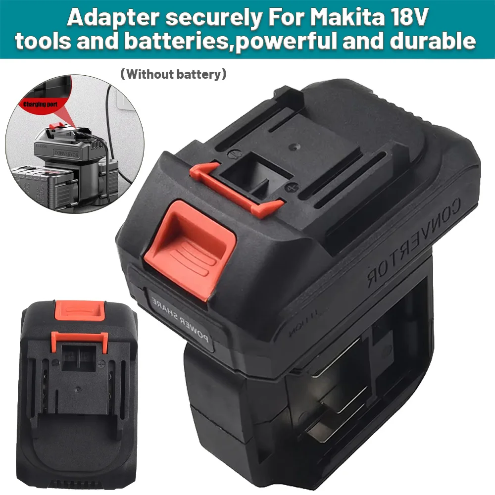 

Multi Functional Battery Converter fit For Makita 2 in 1 Electric Impact Drill Wrench Screwdriver Li-Ion Battery Converter