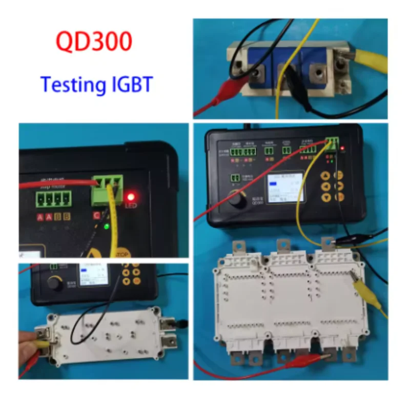 NEW QD300 Car Ignition Coil Test Detector CRIN Injector Solenoid Valve Idling Stepper Motor Instrument Fault Drive Simulator