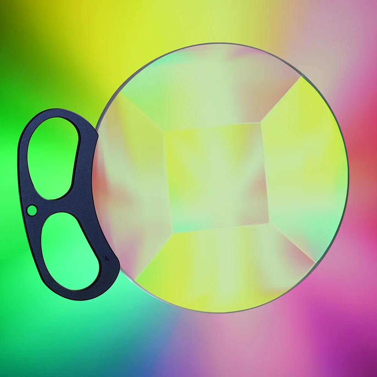 150mm Handheld Swirl Vortex Prism Filter 4 Side Streak Motion Blur Lens Refraction FX Glass for Photography Videography