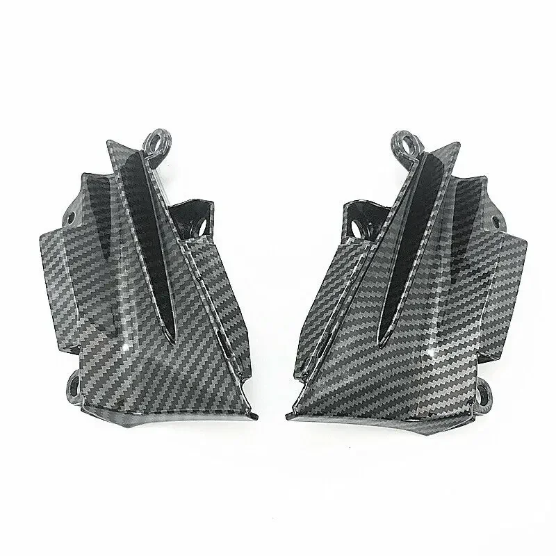 

Motorcycle Hydro Dipped Carbon Fiber Finish Front Air Intake Ram Insert Trim Panel Fairing For kawasaki Z1000 2014-2016