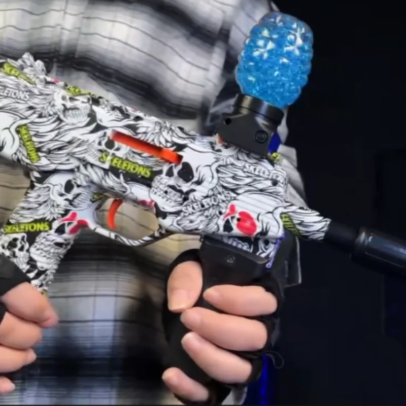 MP9 اليد الذاتي في واحد قاذفة الكرة الكريستال الكهربائية بنين بنات في الهواء الطلق التفاعلية محاكاة معركة لعبة نموذج هدية #5