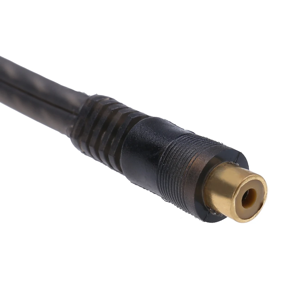 RCA 1 Female To 2 Male Stereo Audio Adapter 27CM 1 Female To 2 Male RCA Y Adapter Connector Y Splitter Cord for Car Audio System